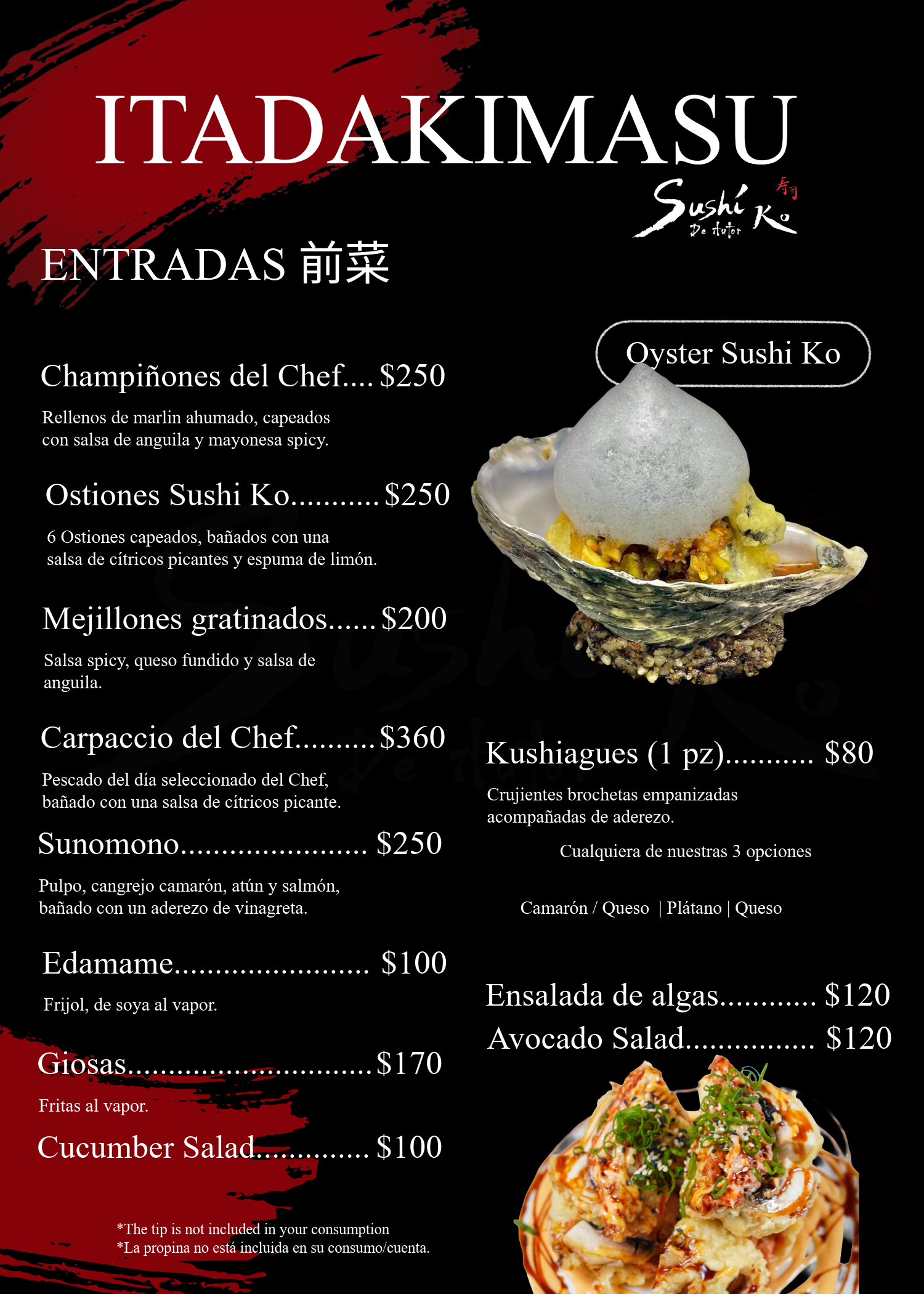 Menú Sushi KO - Meú Sushi KO